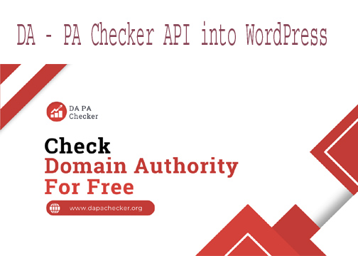 How to Integrate the Icon Domain DA - PA Checker API into WordPress