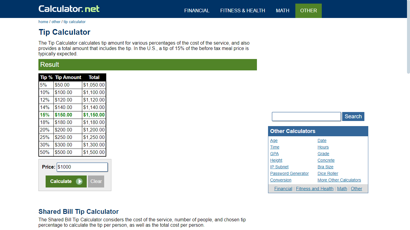 What is a Tip Calculator