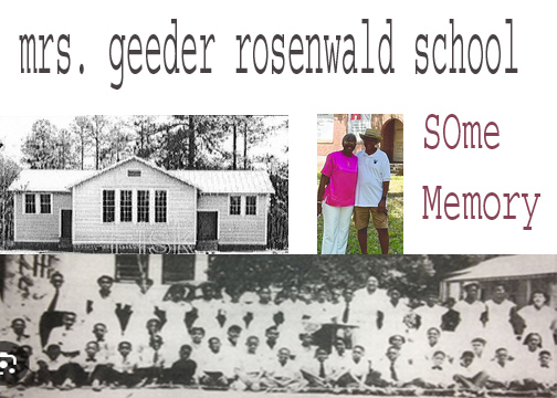 mrs. geeder rosenwald school