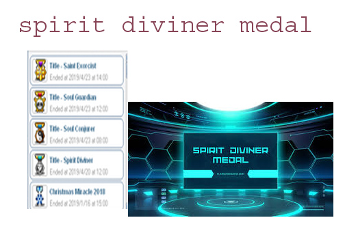 spirit diviner medal